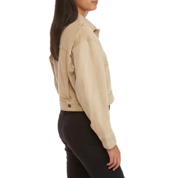 Star Crossed Boxy Denim Jacket Nwt 